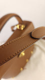 Salvatore Ferragamo Tan Leather 2way Hand Bag - 3685