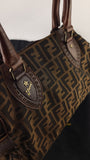 Fendi Zucca Chef De Jour Canvas Tote Bag - G0653