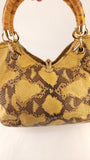 Salvatore Ferragamo Yellow Python Handbag - G0705