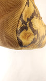 Salvatore Ferragamo Yellow Python Handbag - G0705