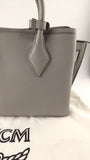 MCM Grey Leather 2way Handbag - G0609