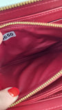 Louis Vuitton Monogram Vernis Red Zippy Wallet - 3650