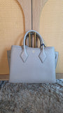 MCM Grey Leather 2way Handbag - G0609