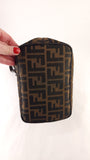 Fendi Zucca Brown Canvas Mamma Bucket Bag - G0570