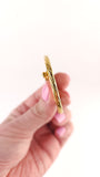 Chanel Gold CC Logo Brooch - G0731