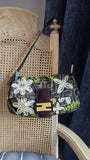 Fendi Baguette Zucca Print w Floral Design - G0510