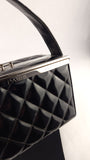Chanel Black Patent Leather Vanity Box - G0727