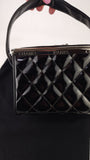 Chanel Black Patent Leather Vanity Box - G0727