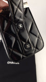 Chanel Black Patent Leather Vanity Box - G0727