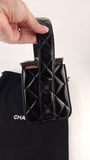 Chanel Black Patent Leather Vanity Box - G0727