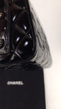 Chanel Black Patent Leather Vanity Box - G0727