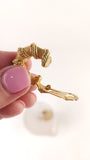 Christian Dior Gold Tone Braided Hoop Clip-on Earrings - G0482