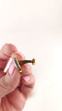 Celine Gold/Silver Macadam Cufflinks - G0573