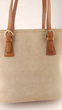 Salvatore Ferragamo Beige Suede Tote Bag - G0750