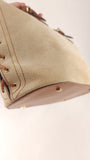 Salvatore Ferragamo Beige Suede Tote Bag - G0750