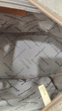 Salvatore Ferragamo Beige Suede Tote Bag - G0750