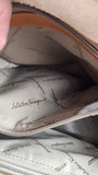 Salvatore Ferragamo Beige Suede Tote Bag - G0750