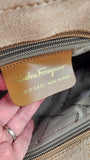 Salvatore Ferragamo Beige Suede Tote Bag - G0750