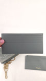 Dior Grey Satin Canage Wallet on Chain - G0742