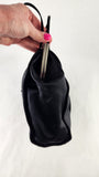 Prada Black Satin Hand Bag - 3737