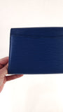 Louis Vuitton Blue Epi Leather Art Deco Clutch - 3741