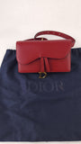 Christian Dior Saddle Red Leather Belt Bag - R0028