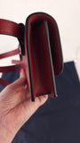 Christian Dior Saddle Red Leather Belt Bag - R0028