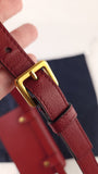 Christian Dior Saddle Red Leather Belt Bag - R0028