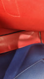 Prada Blue Saffiano Leather Double Tote Bag - R0014