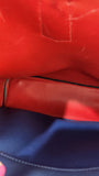 Prada Blue Saffiano Leather Double Tote Bag - R0014