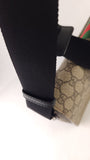 Gucci GG Supreme Web Brown Flap Messenger Bag - R0004