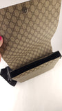 Gucci GG Supreme Web Brown Flap Messenger Bag - R0004
