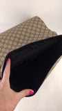 Gucci GG Supreme Web Brown Flap Messenger Bag - R0004