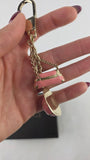 Gucci Pink Enamel Bag and Hat Key Ring/Bag Charm - R0183