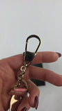 Gucci Pink Enamel Bag and Hat Key Ring/Bag Charm - R0183