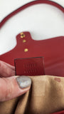 Gucci Marmont Red Leather Top Handle 2way Bag - R0006
