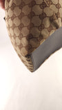 Gucci Beige Canvas Sherry Line Handbag - 3810