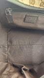 Gucci Beige Canvas Sherry Line Handbag - 3810