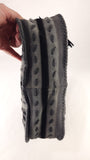 Missoni Black/Grey Suede Shoulder Bag - R0290