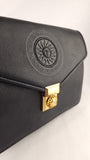 Versace Black Leather Sunburst Medusa Clutch Bag - 3925