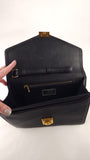 Versace Black Leather Sunburst Medusa Clutch Bag - 3925