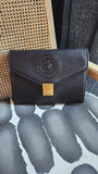 Versace Black Leather Sunburst Medusa Clutch Bag - 3925