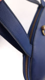 Celine Blue Leather Rounded Shoulder Bag - G0578