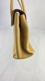 Salvatore Ferragamo Yellow Leather Handbag - R0165
