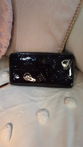 Louis Vuitton Monogram Vernis Amarante Zippy Wallet - 3118