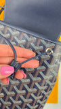 Goyard Navy Alpin Mini Backpack - G0339