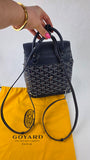 Goyard Navy Alpin Mini Backpack - G0339