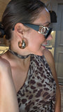 Chanel Matte Black Plastic Sunglasses - 3697