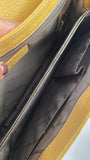 Salvatore Ferragamo Yellow Leather Handbag - R0165