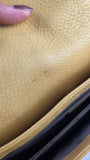 Salvatore Ferragamo Yellow Leather Handbag - R0165